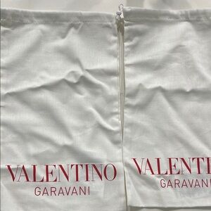 Valentino Garavani White Dust Bags